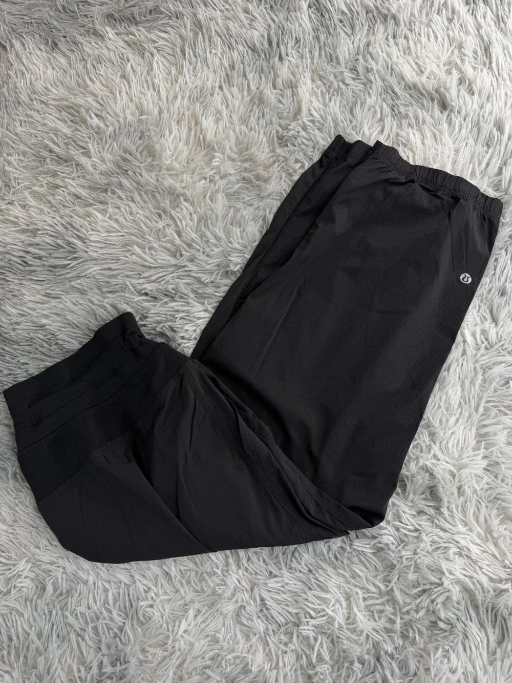 Lululemon Dance Studio Jogger Cropped Black Athletic Pants Size 10